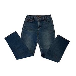 Levis Jeans 512 Straight Leg Perfectly Slimming Blue Denim Jeans Size 10